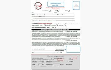 Documents d'inscriptions 2026/2027