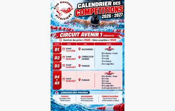 Dates des compétitions Avenirs 1